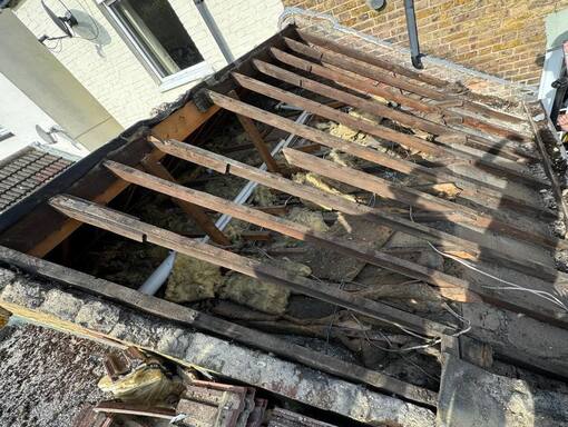 Griston Roofing Services 16 This is a photo of a roof needing repairs in Griston