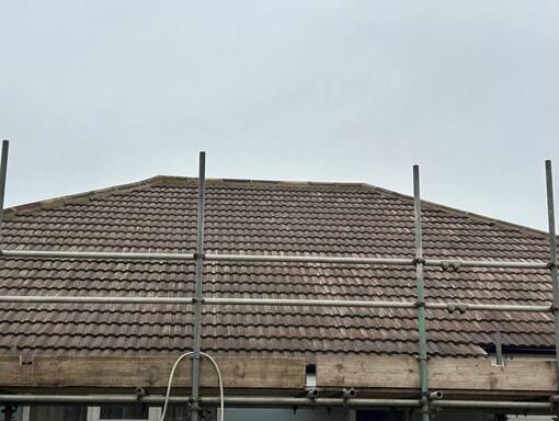 Griston Roofing Services 4 This is a photo of a roof being installed in Griston. Installation carried out by Griston Roofing Services