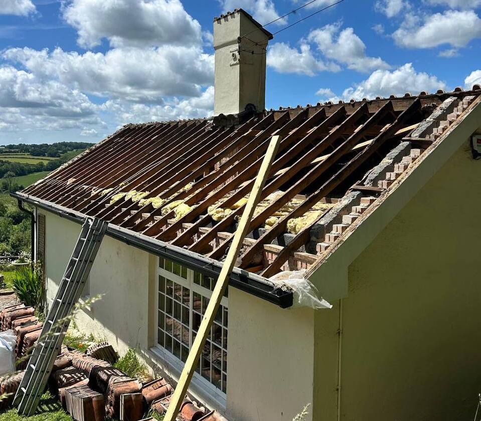 Griston Roofing Services 8 This is a photo of a roof being repaired in Griston. Installation carried out by Griston Roofing Services